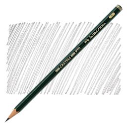 Faber-Castell 9000 Pencil - Graphite, H pencil and swatch