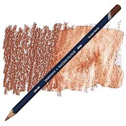 Derwent Watercolor Pencil - Venetian Red pencil and swatch