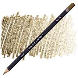 Derwent Studio Colored Pencil - Bronze pencil and swatch