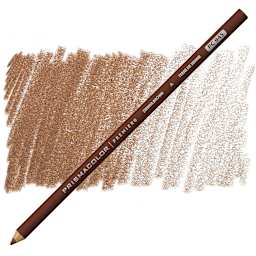 Prismacolor Premier Colored Pencil - Sienna Brown pencil and swatch