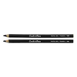 Conté à Paris Pastel Pencils - Set of 2, Black, set contents