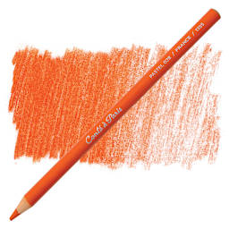 Conté à Paris Pastel Pencil - Scarlet pencil and swatch