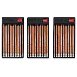 Pastel Chalk Pencil - Set of 36 (Inside of Packaging)