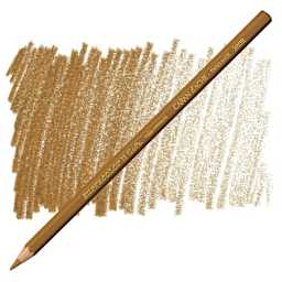 Caran d'Ache Supracolor Soft Aquarelle Pencil - Brown Ochre pencil and swatch