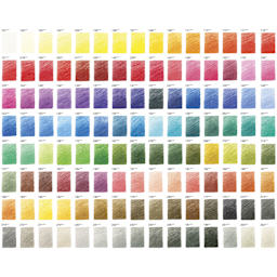 Faber-Castell Polychromos Pencil Set - Wood Box, Set of 120, color swatch