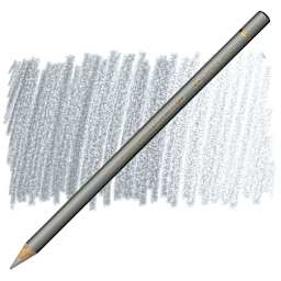 Faber-Castell Polychromos Pencil - Silver pencil and swatch