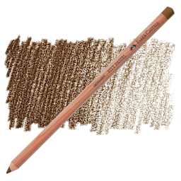 Faber-Castell Pitt Pastel Pencil - Bistre pencil and swatch