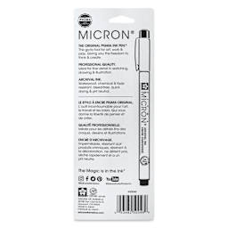 Sakura Pigma Micron Pen - Sepia, 003, back of packaging