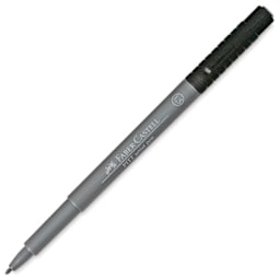 Faber-Castell Pitt Metallic Artist Pen - Silver, Bullet Nib
