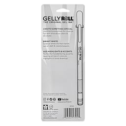 Sakura Gelly Roll Opaque White Pen - Set of 3, back of packaging