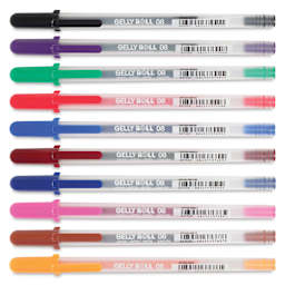 Sakura Gelly Roll Pens - Assorted Colors, Set of 10
