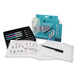 Manuscript Calligraphy Compendium Set - Components of Set shown with package
