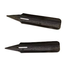 Speedball Hunt Drawing Dip Pen - #99, Pkg of 2 Nibs, flipped upside down 