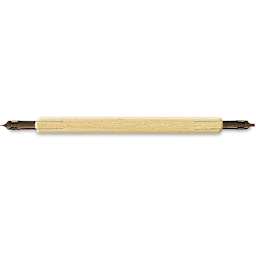 Brause Double Ended Hexagonal Nib Holder, with nibs inserted (Nibs not included)
