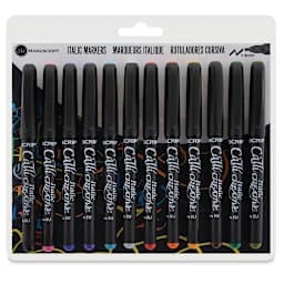 Manuscript CalliCreative Italic Marker - Fine Point, Set of 12, front of the packaging
