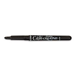 Manuscript CalliCreative Italic Marker - Black, 4.8 mm, Extra Broad Point with cap off