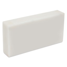 Alvin Jumbo White Vinyl Pencil Eraser, angled view without sleeve
