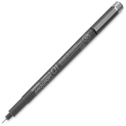 Sakura Microperm Pens - Angled view of uncapped .25 tip Pen