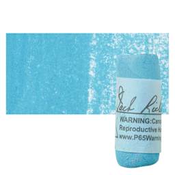 Richeson Soft Handrolled Pastel - Turquoise Blue TB14, pastel and swatch