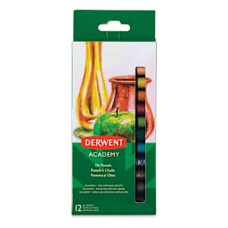 Derwent Academy Oil Pastels - Set of 12 front of package