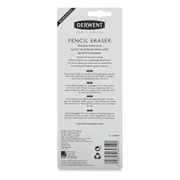 Derwent Pencil Erasers - Pkg of 2 (back of package)