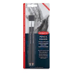 Derwent Pencil Erasers - Pkg of 2 (front of package)