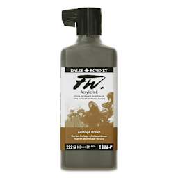 Daler-Rowney FW Acrylic Water-Resistant Artists Ink - 6 oz, Antelope Brown