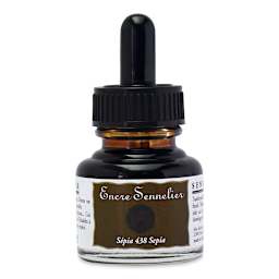 Sennelier Shellac Ink - 30 ml, Sepia