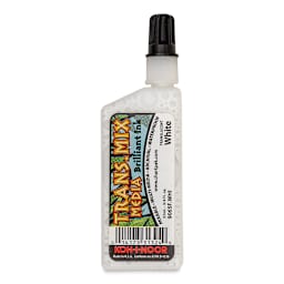 Koh-I-Noor Trans-Mix Media Brilliant Ink - 3/4 oz, White