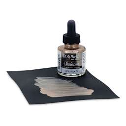 Dr. Ph. Martin's Iridescent Calligraphy Ink - Nickel, 1 oz