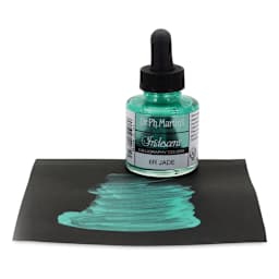 Dr. Ph. Martin's Iridescent Calligraphy Ink - Jade, 1 oz