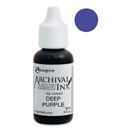 Ranger Archival Ink Pad Re-Inker - Deep Purple