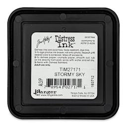 Back of Ranger Distress Ink Pad - Stormy Sky