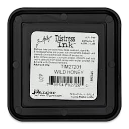 Back of Ranger Distress Ink Pad - Wild Honey