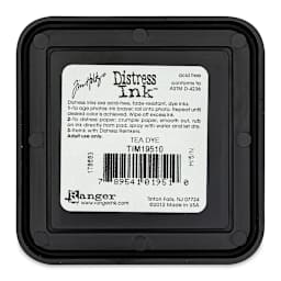 Back of Ranger Distress Ink Pad - Tea Dye