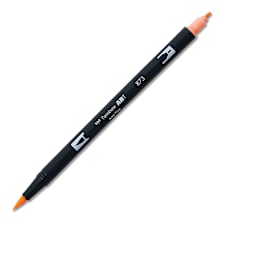 Tombow Dual Brush Pen - Coral Red