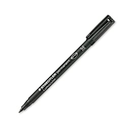 Staedtler Lumocolor Permanent Marker - Black, Medium