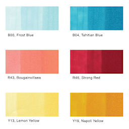 Copic Sketch Marker Set - Set of 6, Perfect Primaries
