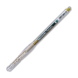 Karin DecoGel Metallic Pen - 304, Y. Orange, cap on