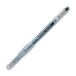 Karin DecoGel Metallic Pen - 320, D. Green, cap on
