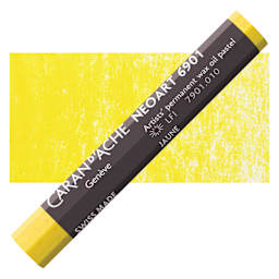 Caran d’Ache Neoart 6901 Pastel - Yellow, pastel and swatch