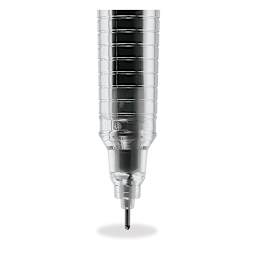 Yasutomo Y&C Gel Xtreme Pen - Closeup of tip of single Black pen