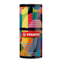 Stabilo Point 88 Fineliner Pens - Set of 45, Round Metal Case, Assorted
