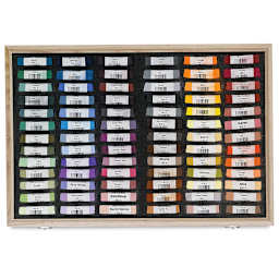 Great American Art Works Pastel Set - Claude Texier Assorted, Set of 78, pastels inside