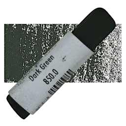 Great American Handmade Pastel - SOM Dark Green 0, 850.0 pastel and swatch