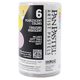 PanPastel Artists’ Painting Pastels Set - Pearlescent Colors, Set of 6 - front of packaging