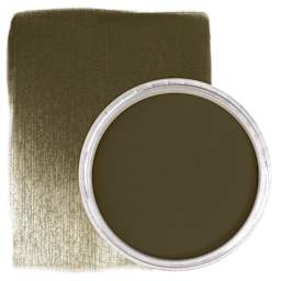 PanPastel Artists’ Painting Pastel - Raw Umber, 780.5, pan and swatch