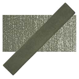 Holbein Artists' Soft Pastel - Olive 1 pastel and swatch