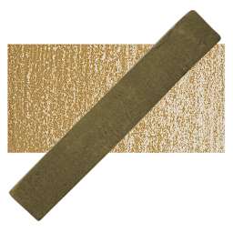 Holbein Artists' Soft Pastel - Olive Brown Dark 3 pastel and swatch