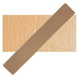 Holbein Artists' Soft Pastel - Raw Sienna 3 pastel and swatch